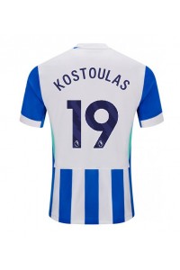 Brighton Charalampos Kostoulas #19 Fotballdrakt Hjemme Klær 2025-26 Korte ermer